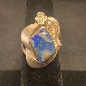 Lady’s Lapis Lazuli and Sterling Ring